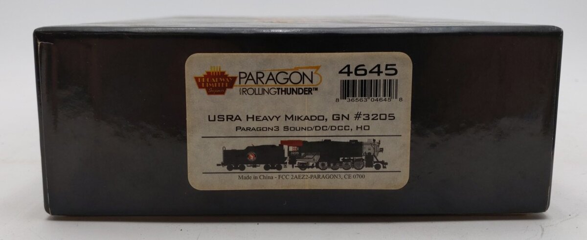 Broadway Limited 4645 HO Great Northern USRA Heavy Mikado Steam Locomotive #3205