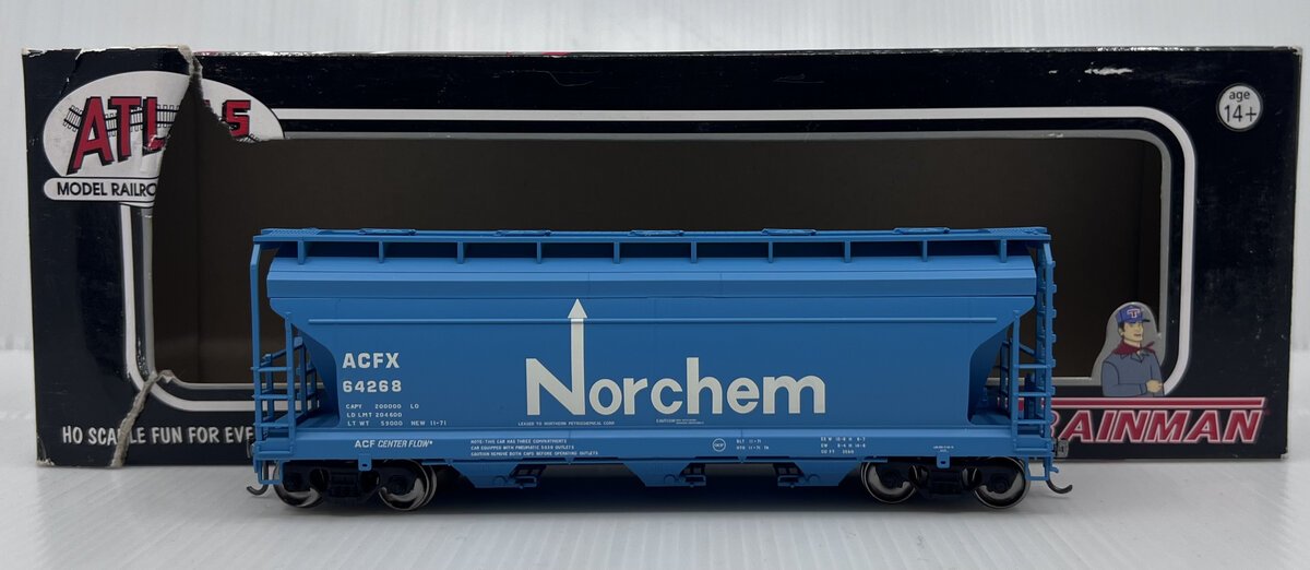 Atlas 20000484 HO Scale Norchem 3560 Covered Hopper #64268