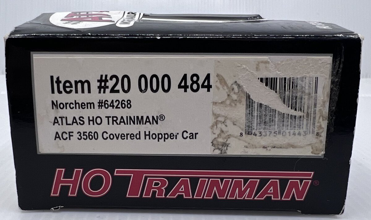 Atlas 20000484 HO Scale Norchem 3560 Covered Hopper #64268