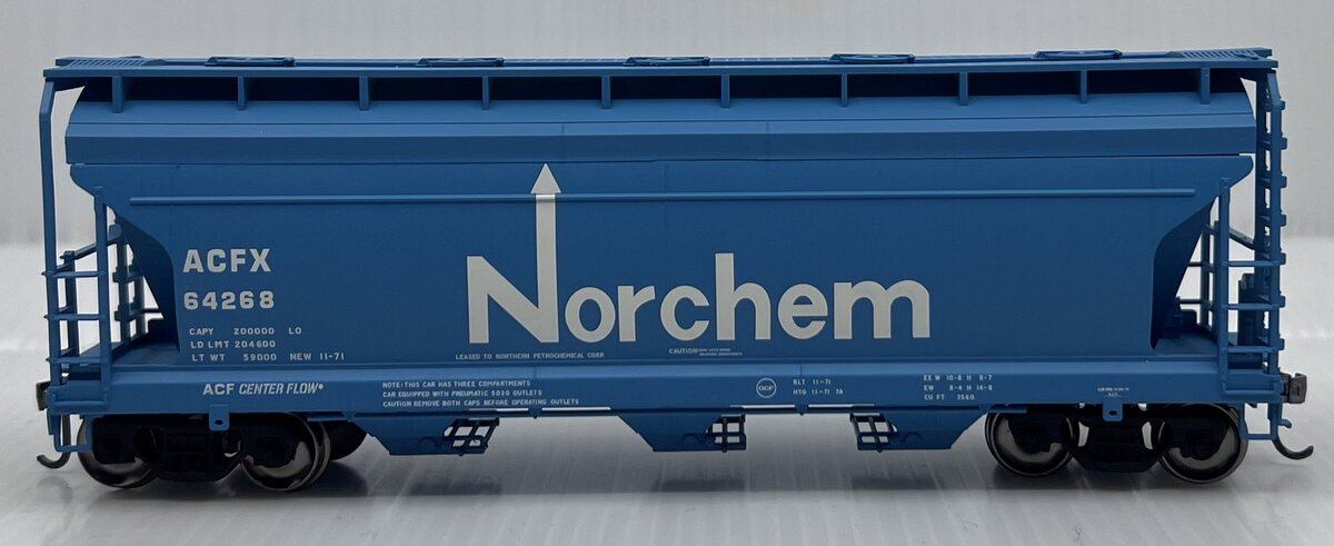Atlas 20000484 HO Scale Norchem 3560 Covered Hopper #64268
