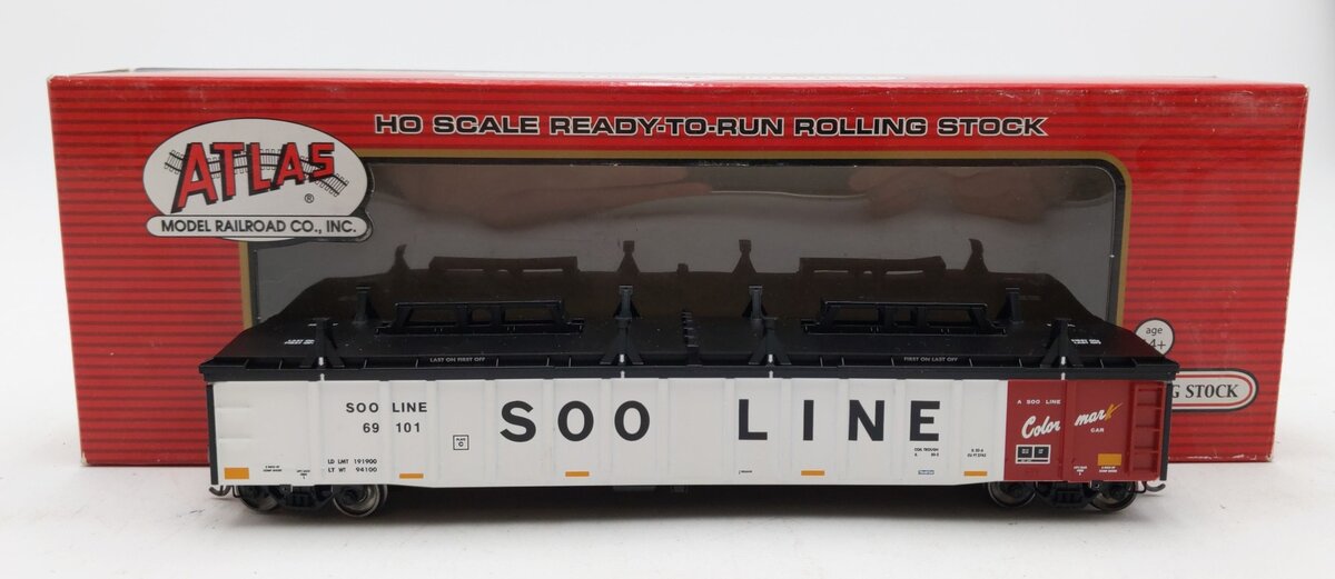 Atlas 20003263 HO Soo Line Thrall Covered 2743 Gondola #69101