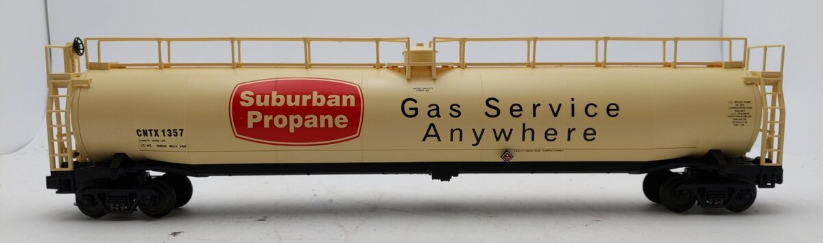 MTH 20-96006 O Gauge CNTX Suburban Propane 33K Gallon Tank Car #1357 LN/Box