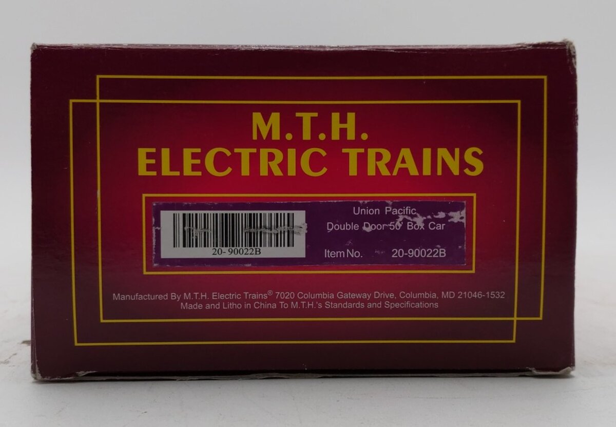 MTH 20-90022B O Gauge Union Pacific Double Door Boxcar #300014 LN/Box