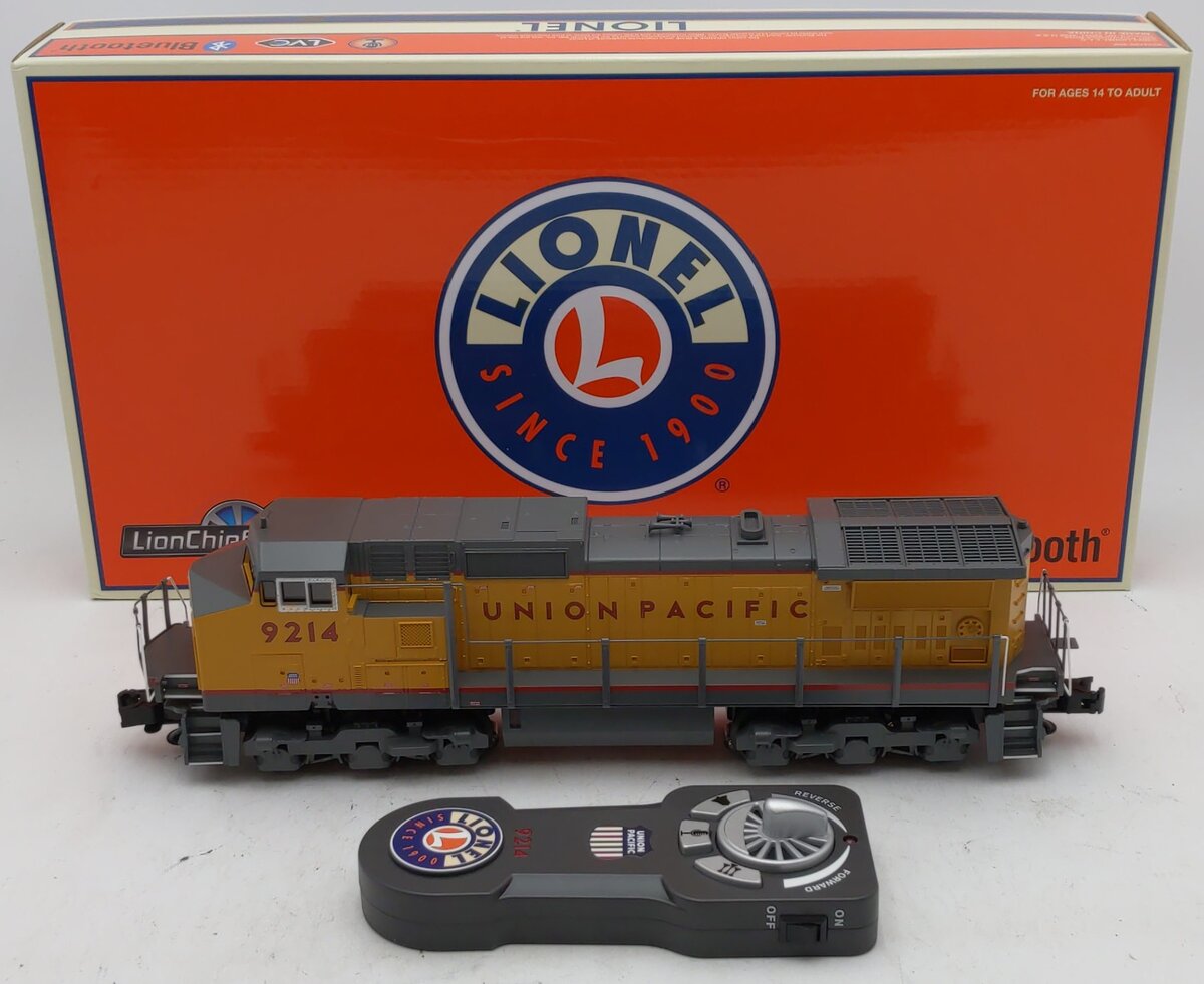 Lionel 2234210 O Union Pacific Lionchief Dash 8 Diesel Locomotive #9214