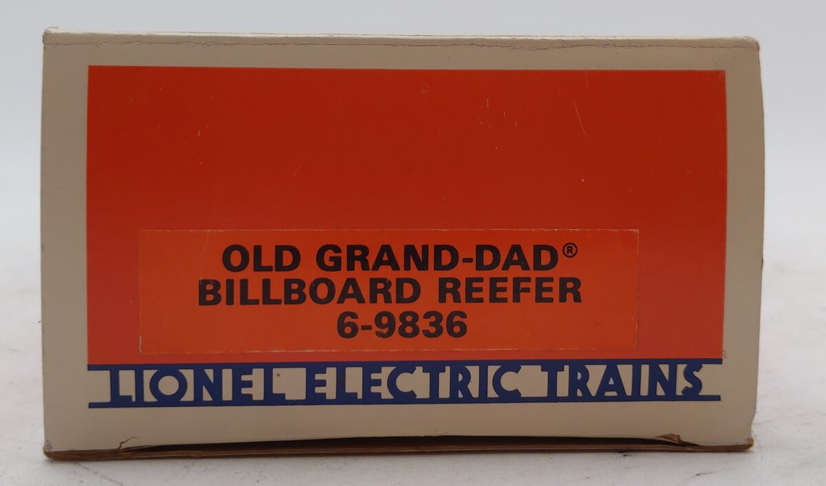 Lionel 6-9836 O Gauge Old Grand-Dad Billboard Reefer Car LN/Box