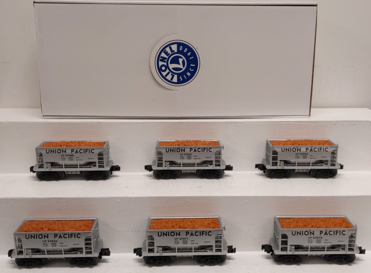 Lionel 2243260 O Union Pacific Ore Cars #1 (Set of 6) LN/Box
