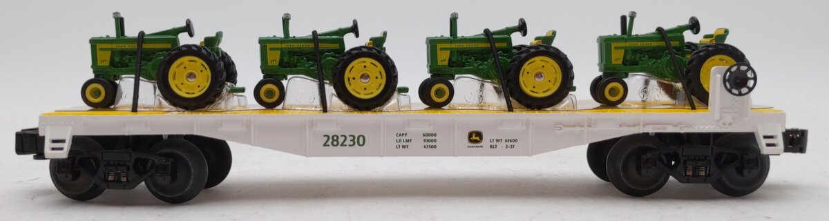 Lionel 2328150 O John Deere Flatcar with Tractor Load