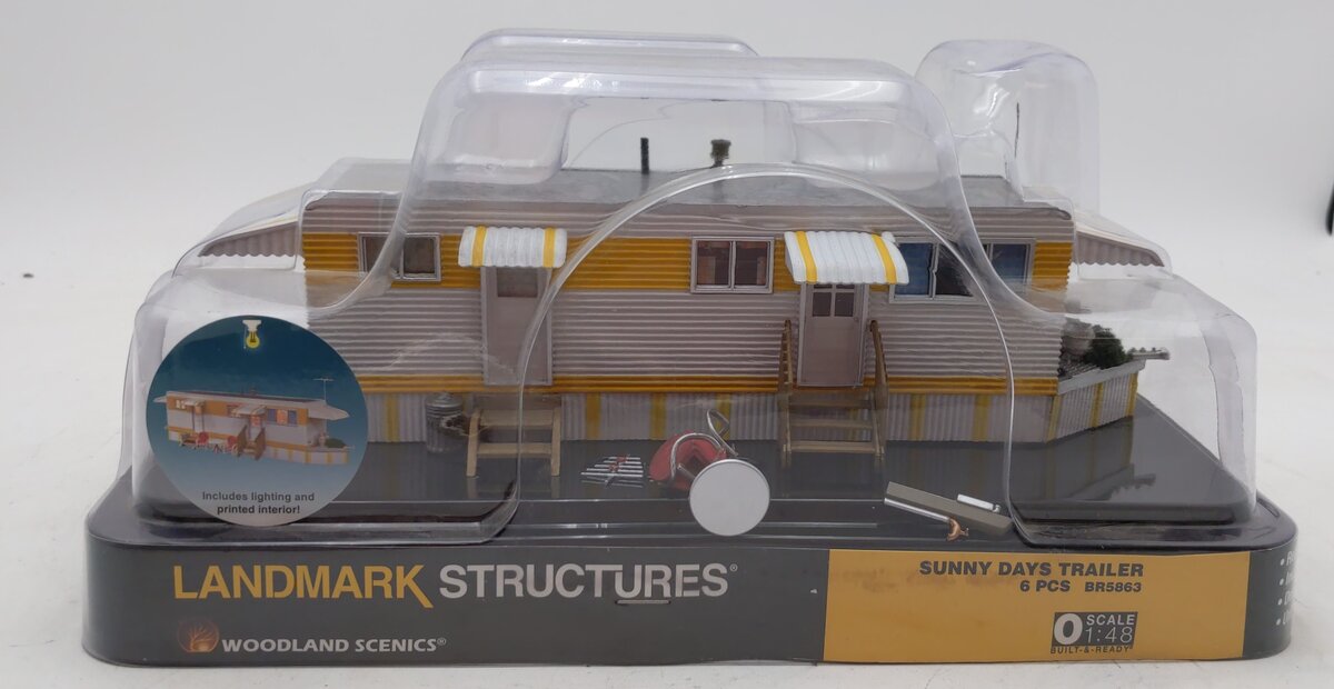 Woodland Scenics BR5863 O Built-&-Ready Sunny Days Trailer