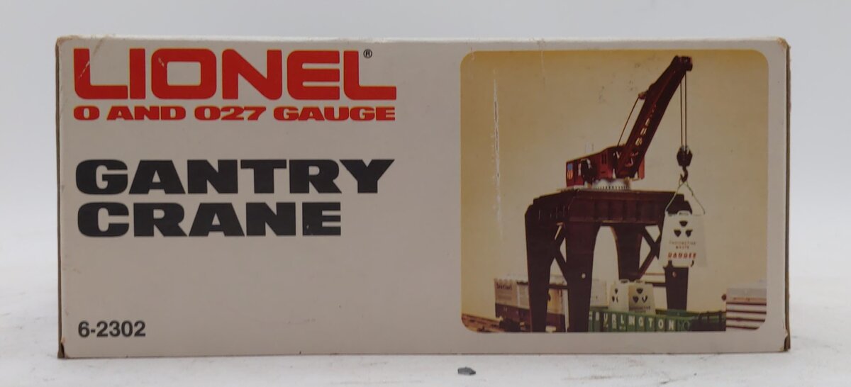 Lionel 6-2302 O Gauge Union Pacific Manual Gantry Crane NIB