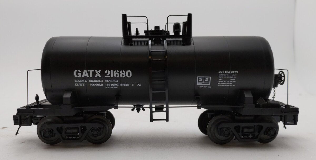 MTH 20-96240 O Gauge GATX 8K Gallon Tank Car #21680