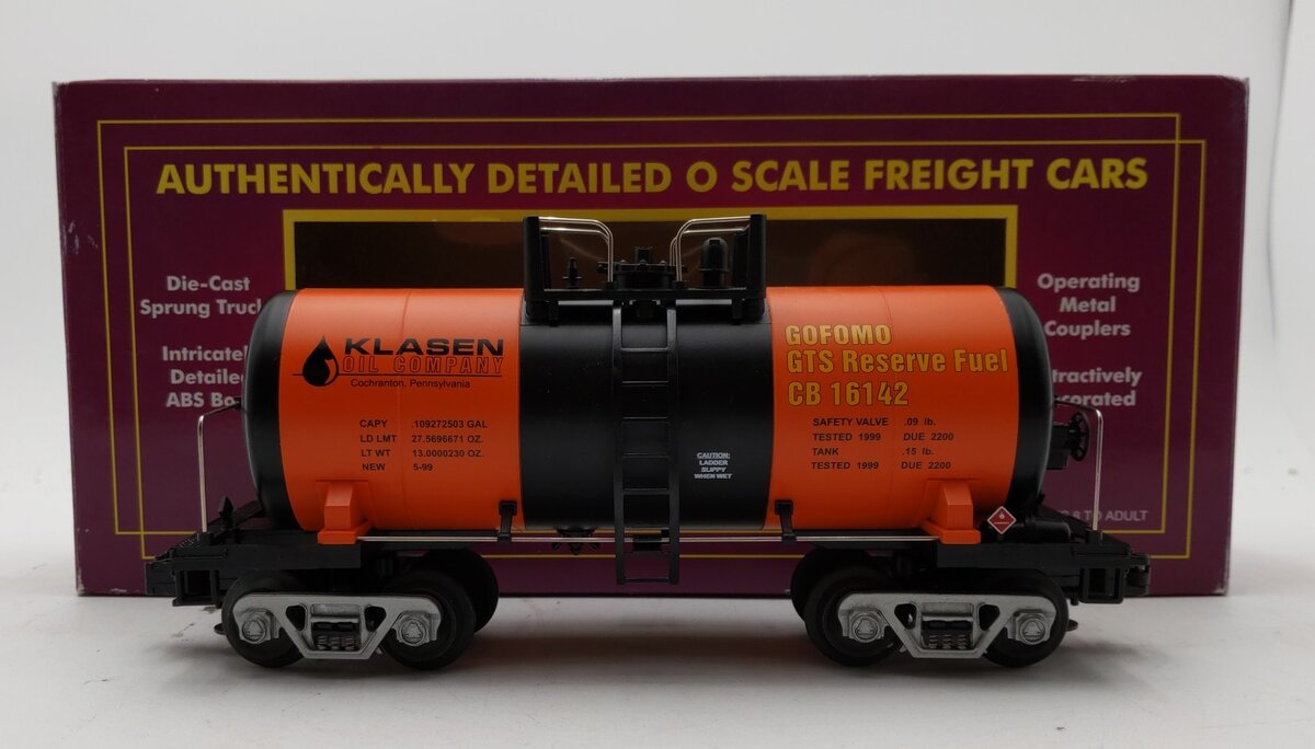 MTH 20-96018 O Gauge Big Mo 8,000 Gallon Tank Car #16142 LN/Box