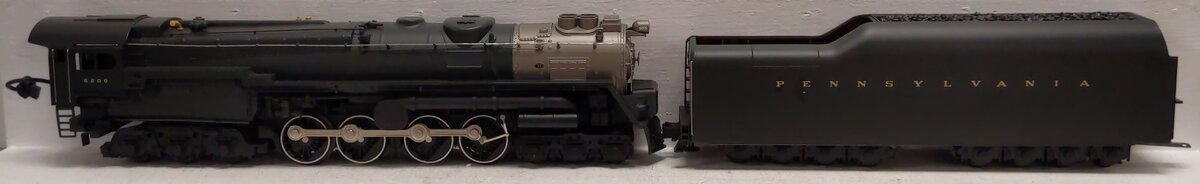 Lionel 6-18010 O PRR 6-8-6 Turbine Steam Locomotive & Tender with RS #6200 MT/Box