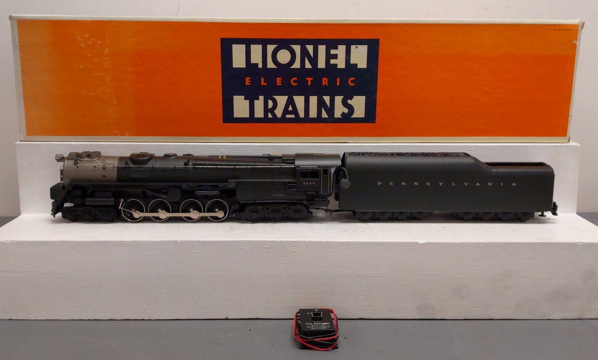 Lionel 6-18010 O PRR 6-8-6 Turbine Steam Locomotive & Tender with RS #6200 MT/Box