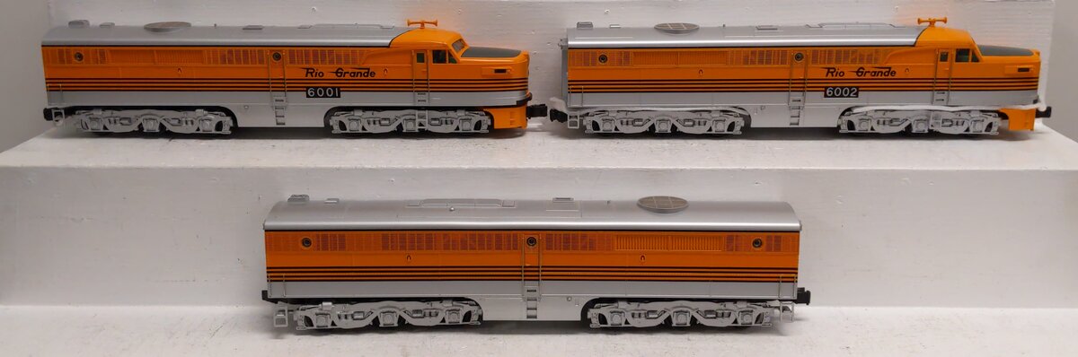 Lionel 6-18107 O Gauge Denver & Rio Grande PA-1 ABA Diesel Engine Set #6001/6002 LN/Box