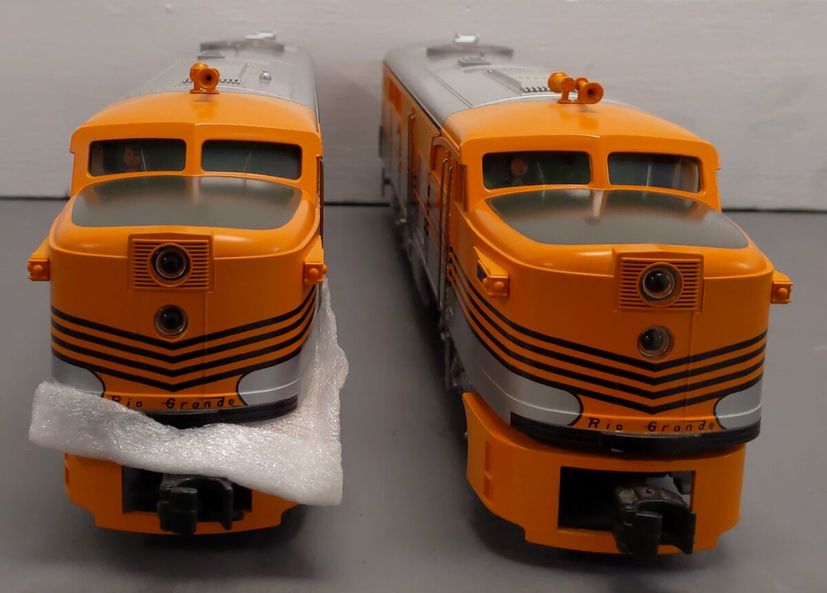 Lionel 6-18107 O Gauge Denver & Rio Grande PA-1 ABA Diesel Engine Set #6001/6002 LN/Box