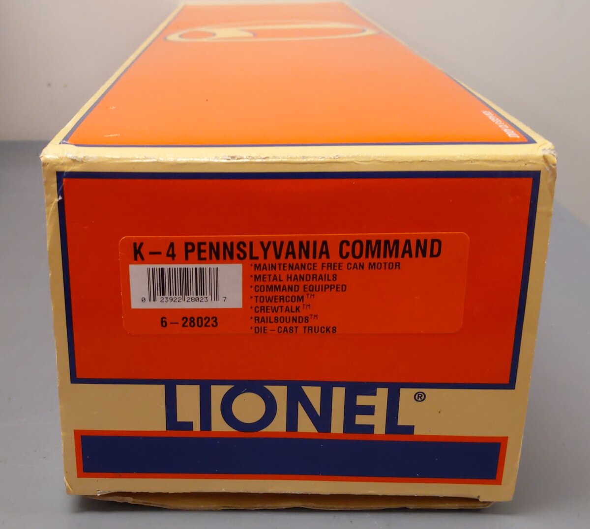 Lionel 6-28023 O Pennsylvania 4-6-2 K4 Pacific Steam Locomotive w/RS #3755 LN/Box