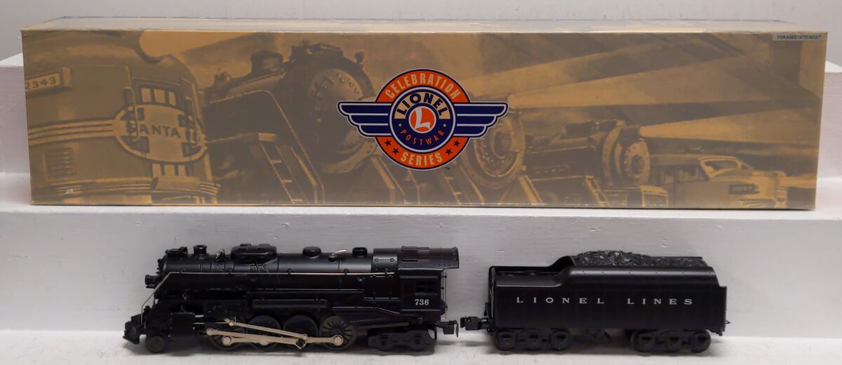 Lionel 6-11130 O Berkshire Steam Locomotive & Tender #736 LN/Box