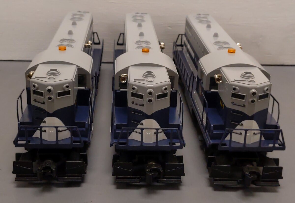 Lionel 6-18872 O Gauge Wabash GP-7 Diesel Locomotive Set with TMCC LN/Box