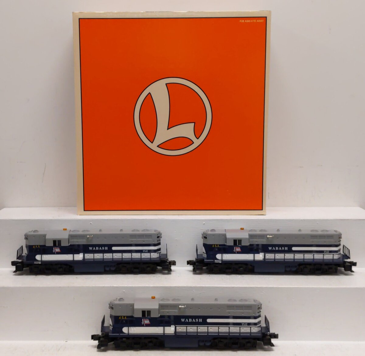 Lionel 6-18872 O Gauge Wabash GP-7 Diesel Locomotive Set with TMCC LN/Box
