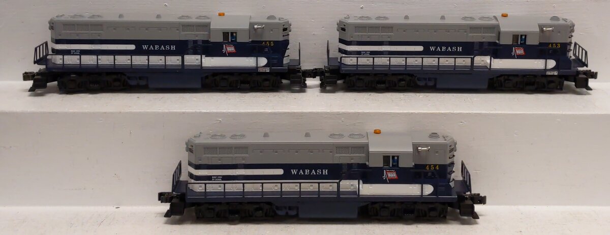 Lionel 6-18872 O Gauge Wabash GP-7 Diesel Locomotive Set with TMCC LN/Box