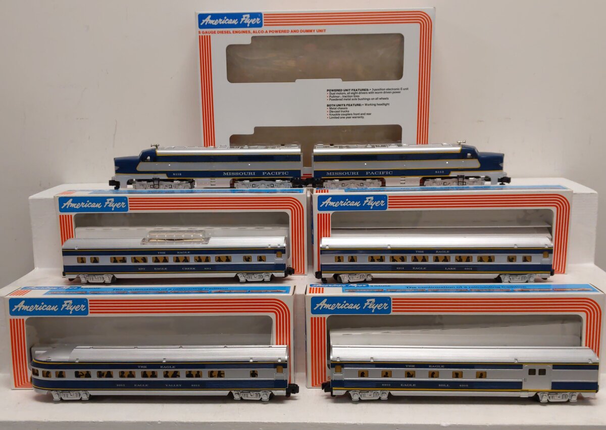 American Flyer 6-49601 S Missouri Pacific PA-1 Passenger Set LN/Box