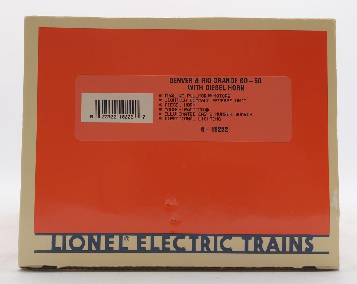 Lionel 6-18229 O Gauge Southern Pacific SD-40 Diesel Locomotive #7333 EX/Box