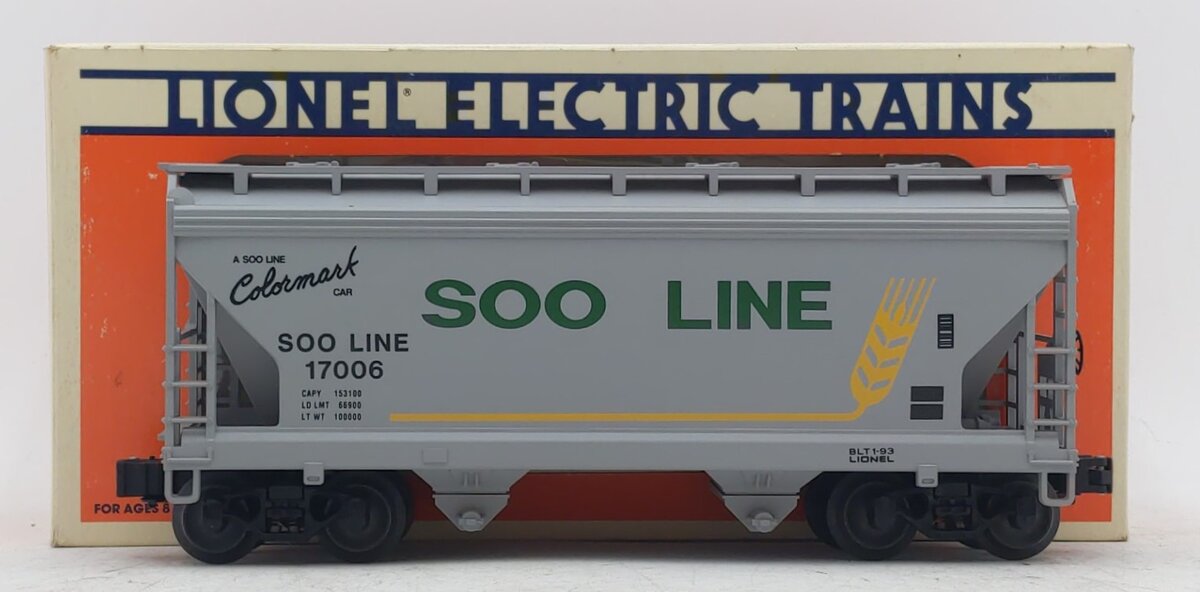 Lionel 6-17006 O Gauge SOO Line ACF 2-Bay Hopper Car LN/Box