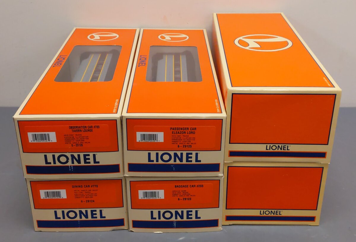 Lionel 6-29122 O Gauge Erie Lackawanna F3 AB Diesel Passenger Train Set EX/Box
