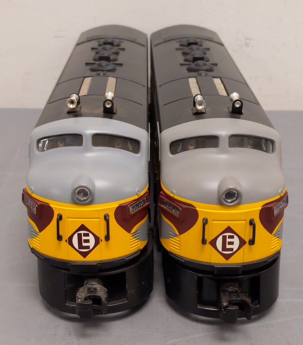 Lionel 6-29122 O Gauge Erie Lackawanna F3 AB Diesel Passenger Train Set EX/Box