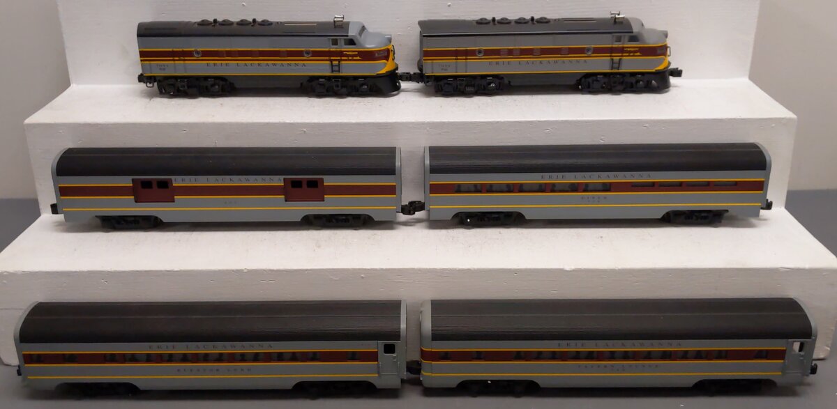 Lionel 6-29122 O Gauge Erie Lackawanna F3 AB Diesel Passenger Train Set EX/Box