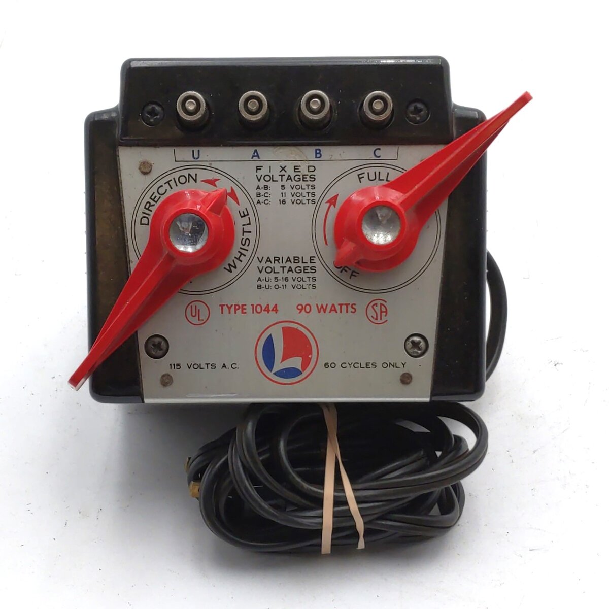 TM NETWORK/TIMEMACHINE BOX 1984→1994 Lionel 1044 Vintage O 90 Watt Transformer w/Whistle Control