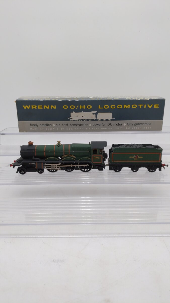 Wrenn Railways 2221 OO Scale Cardiff Castle Steam Locomotive & Tender # 4075 EX/Box