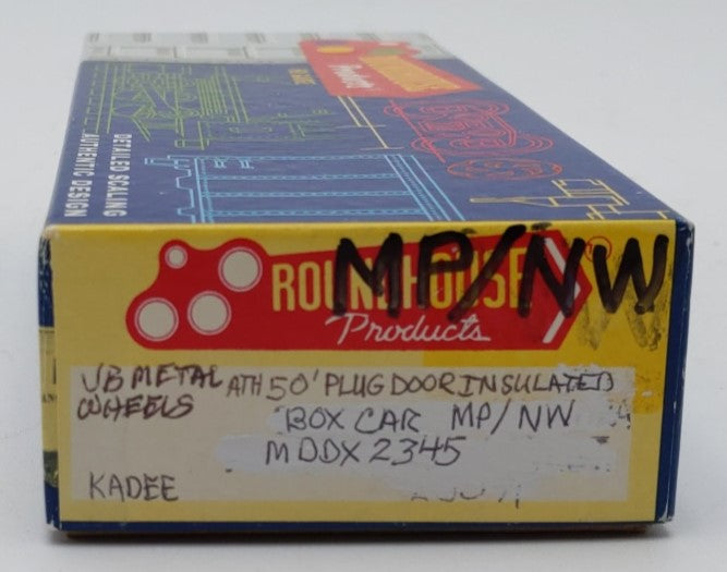 Roundhouse HO ART 1362 50' FMC Plug Door Insulated Boxcar #2345 - Kadee Couplers EX/Box