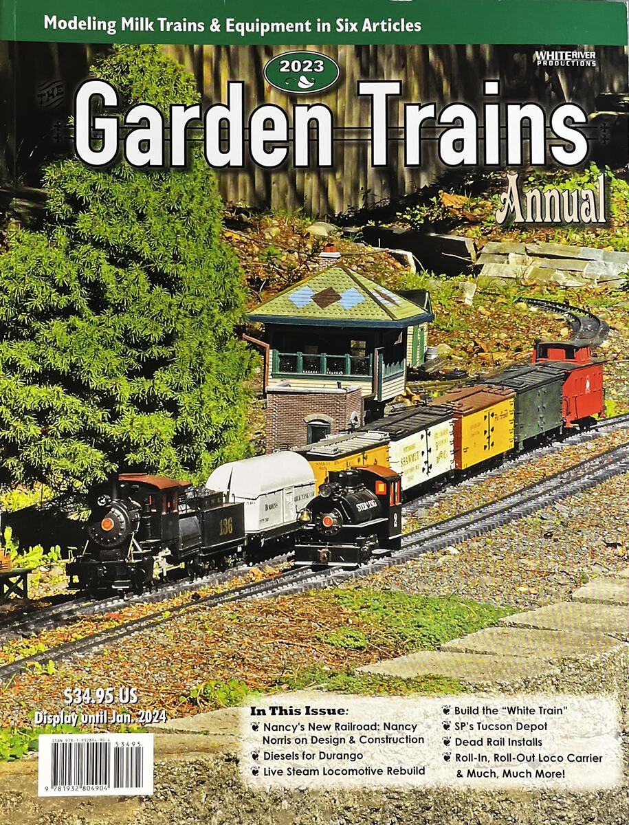 Garden Trains Annual 2023 Paperback Book By White River Production EX