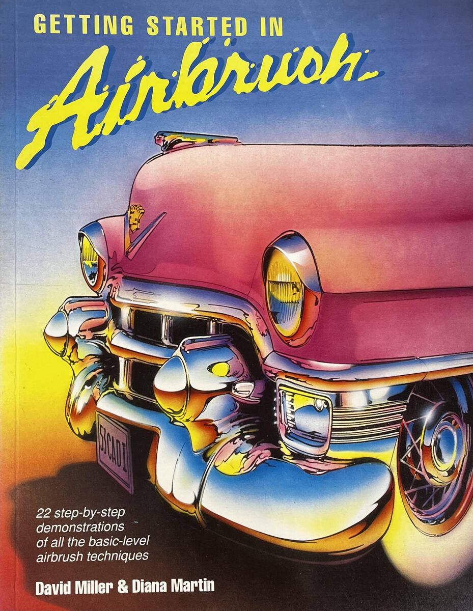 Getting Started in Airbrush Paperback Book By David Miller EX