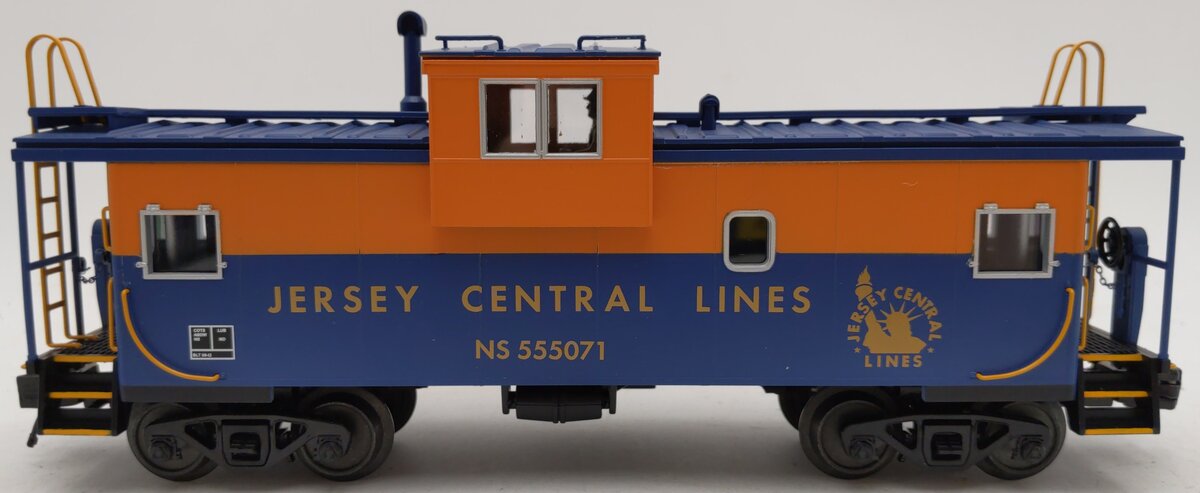 MTH 20-91383 O Gauge Jersey Central Extended Vision Caboose #555071