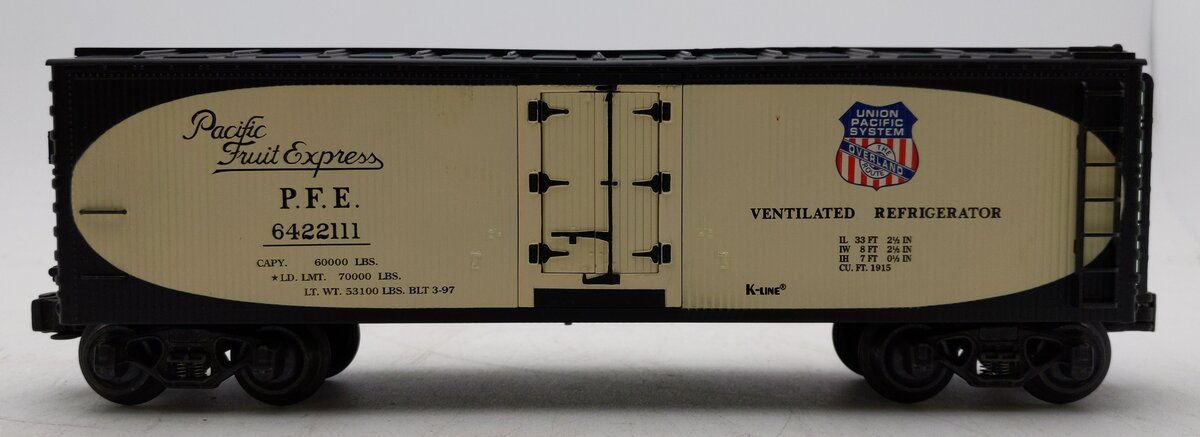K-Line K642-2111 Fruit Express Classic Wood Sided Reefer #6422111 LN/Box