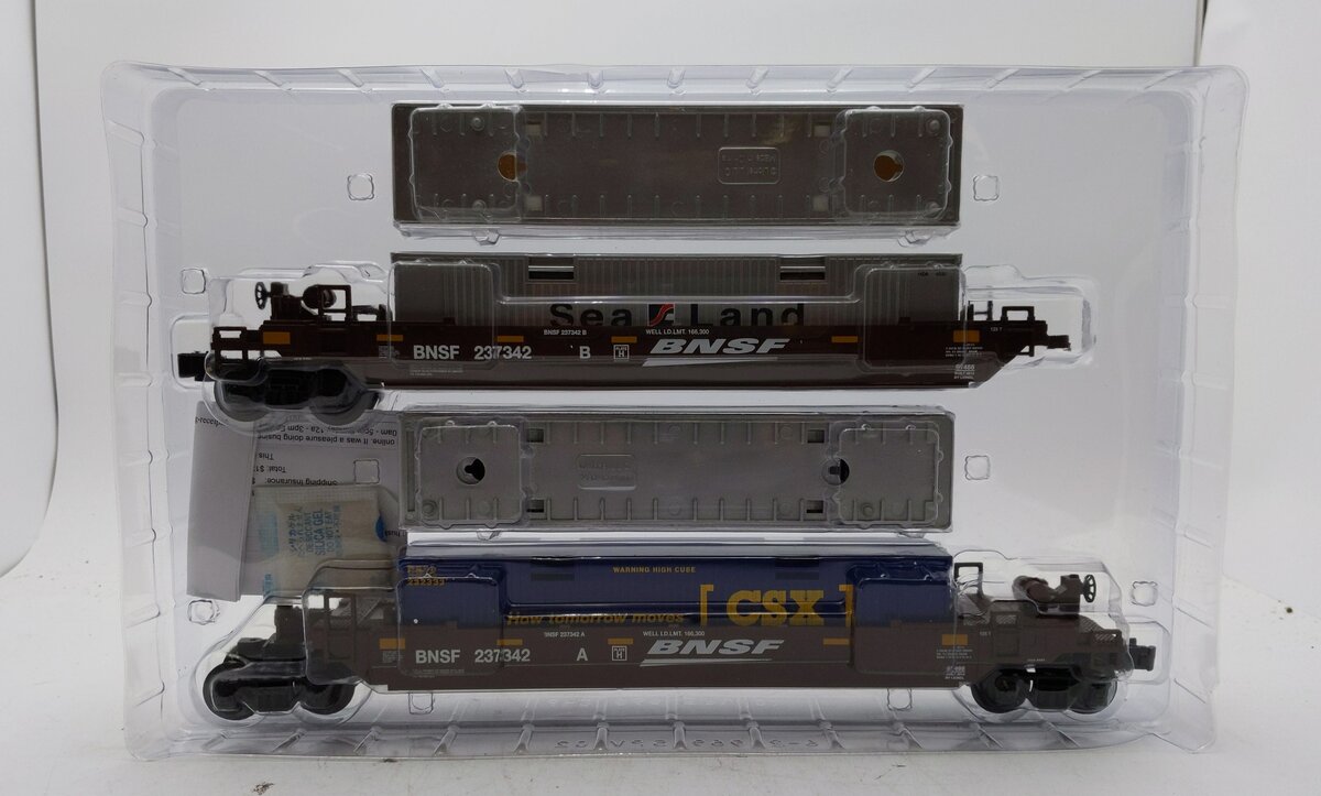 Lionel 6-81466 Burlington Northern Santa Fe Maxi-Stack (Set of 2)