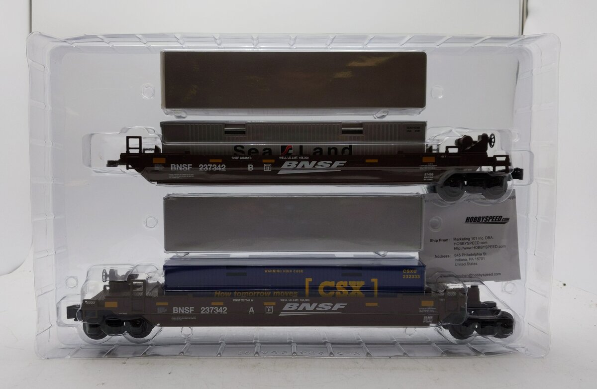 Lionel 6-81466 Burlington Northern Santa Fe Maxi-Stack (Set of 2)
