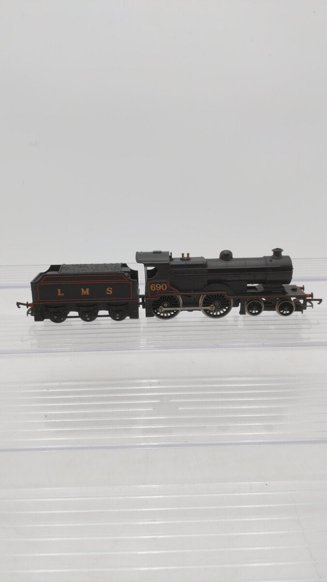 Hornby R450 OO Scale LMS 4-4-0 Class 2P Fowler Steam Locomotive & Tender #690 EX/Box