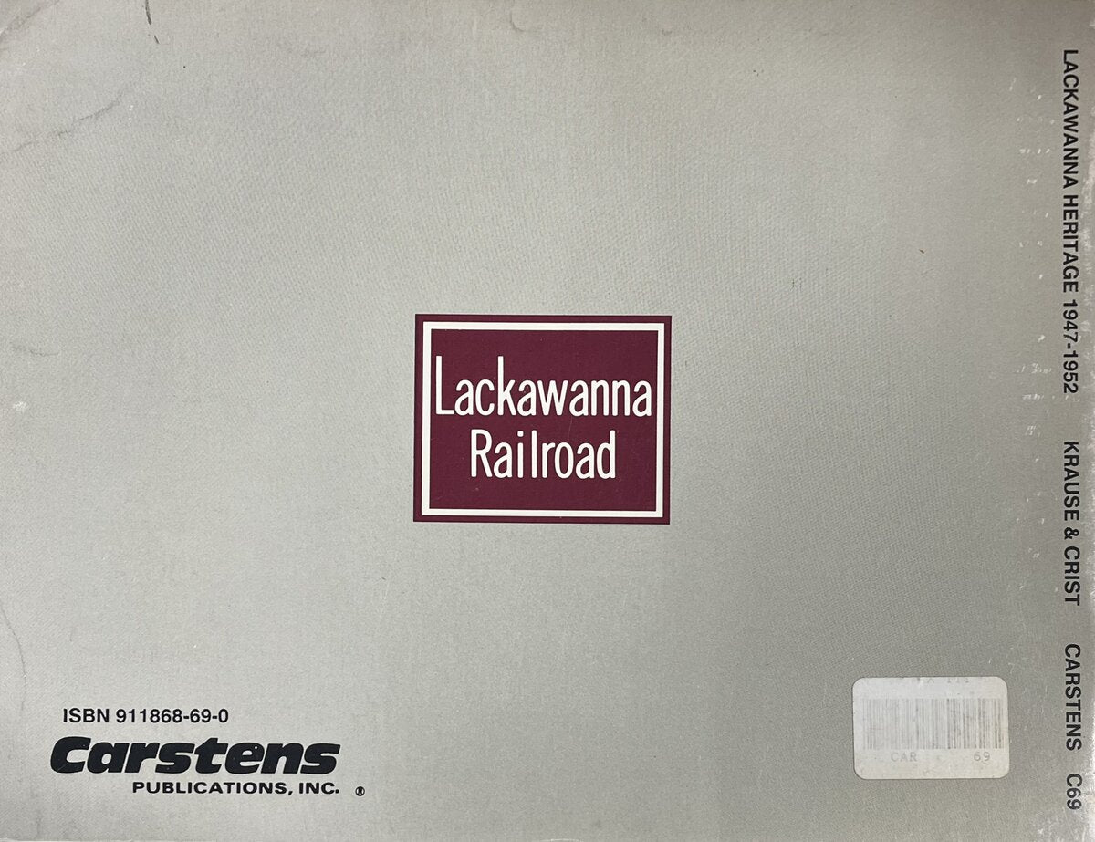 Lackawanna heritage, 1947-1952 Paperback Book By John Krause VG