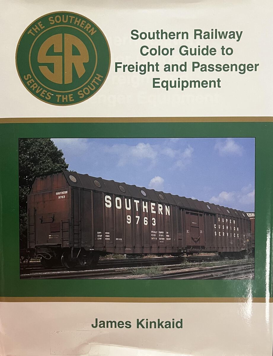 Southern Railway Color Guide to Freight and Passenger Equipment Hardcover VG