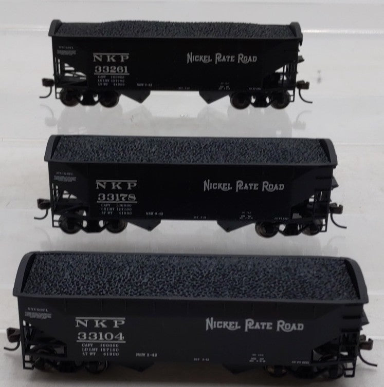 Atlas 20003158 HO Nickel Plate Road 2-Bay Offset Side Hopper with Round End