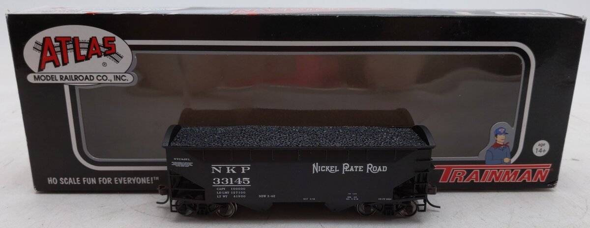 Atlas 20003156 HO NKP Trainman 2-Bay-Offset Hopper #33145