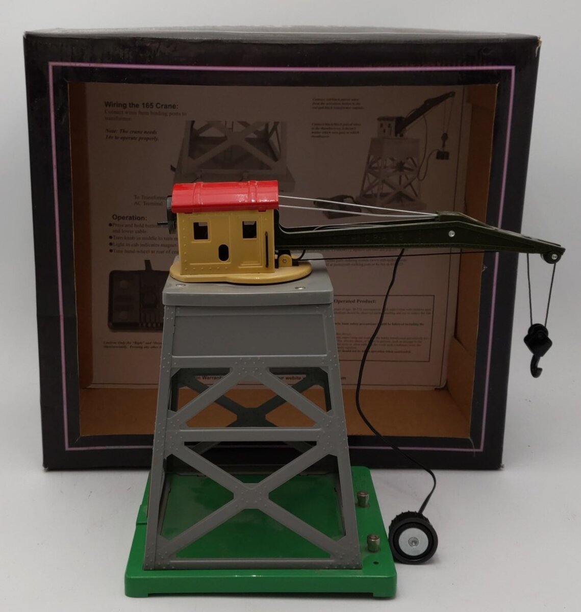 MTH 10-1160 O Gauge #165 Operating Crane