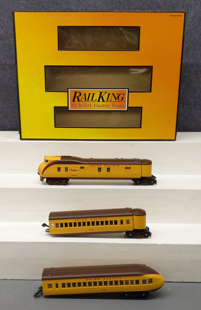 MTH 30-2197-1 O Gauge Union Pacific M10000 Diesel Passenger Train Set w/PS2 EX/Box