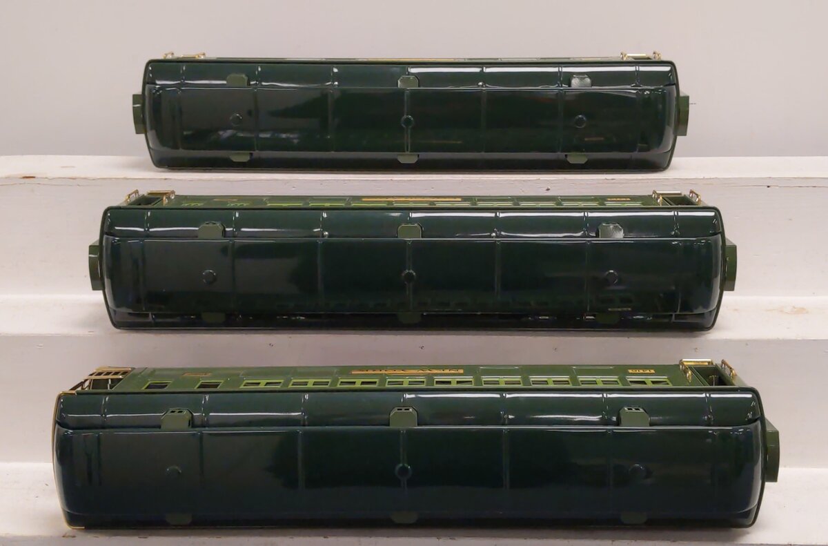 Lionel 6-13403 Standard Gauge 3-Car Tinplate Green State Passenger Set MT/Box