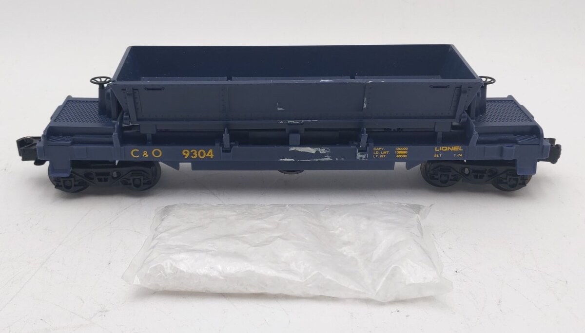 Lionel 6-9304 O Gauge Chesapeake & Ohio Operating Ore Dump Car NIB