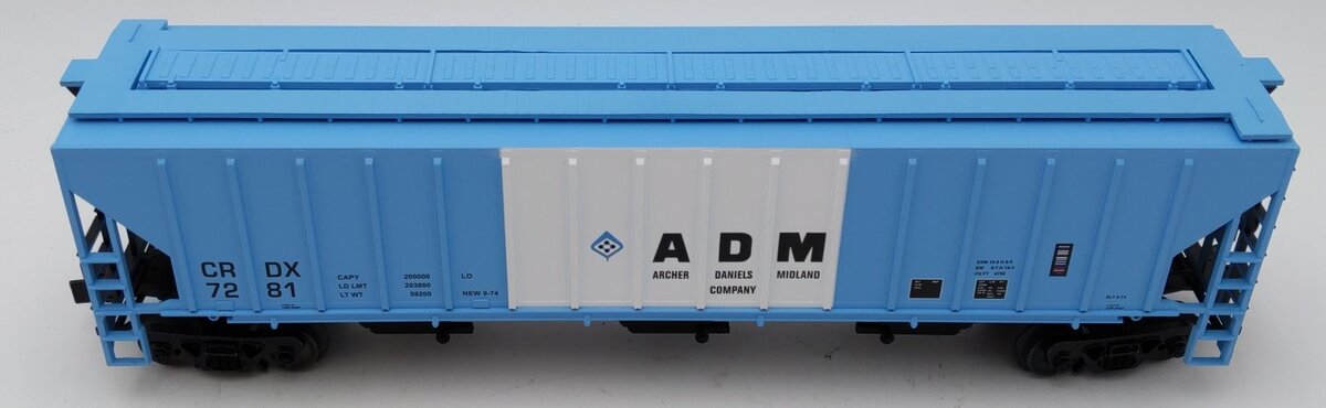 Lionel 2442119 O ADM PS-2CD Covered Hopper #7281