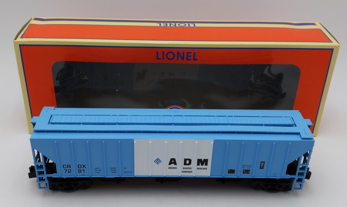 Lionel 2442119 O ADM PS-2CD Covered Hopper #7281